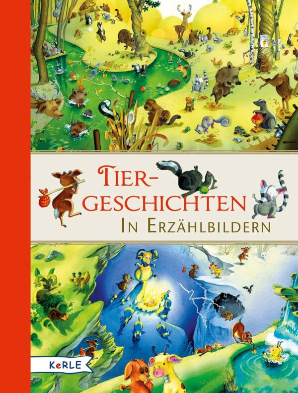 Buchcover zu "Tiergeschichten in Erzählbildern" von Raphaela Platzer, Bild kizz in Herder Verlag